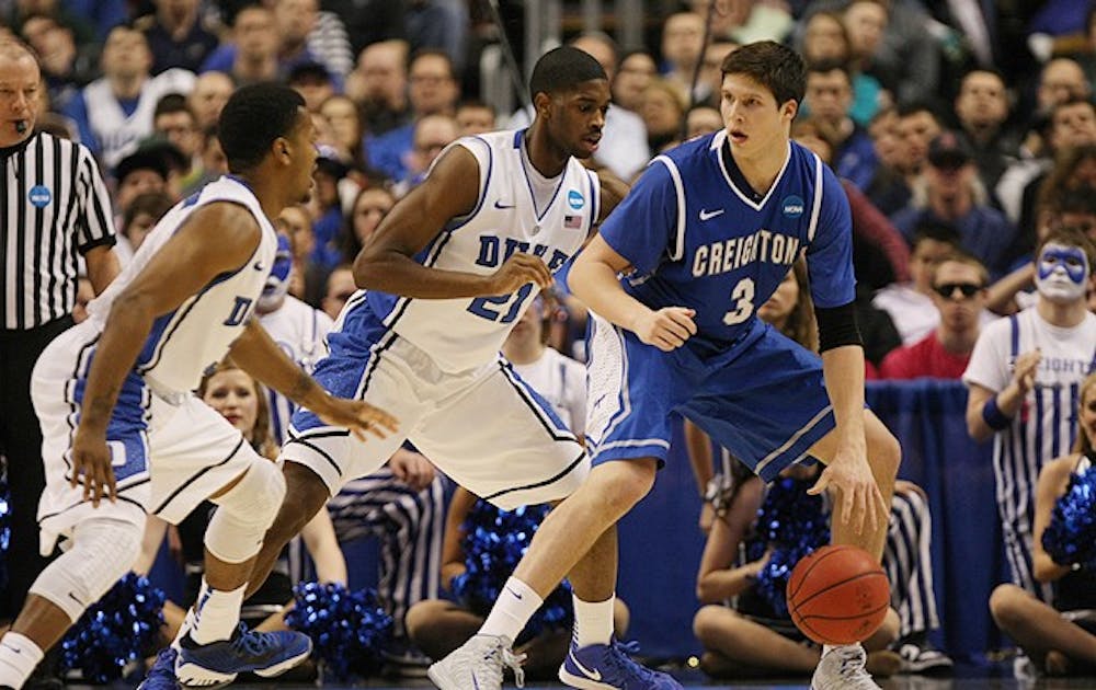 Creighton’s Doug McDermott, the nation’s second leading scorer, was held to 4-of-16 shooting.
