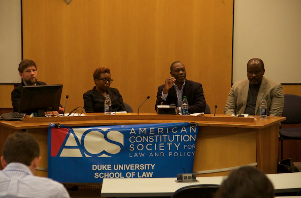 <p>The panel, which was hosted by the American Constitution Society,&nbsp;focused on how to deal with the problem of racial gerrymandering.&nbsp;</p>