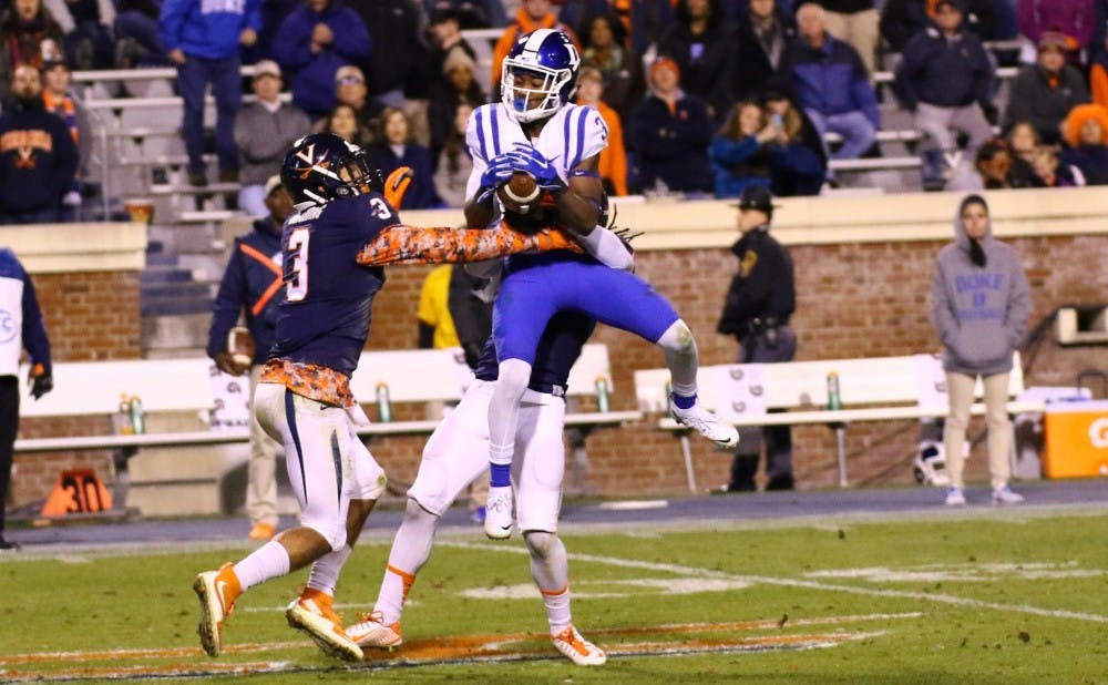 T.J. Rahming and Duke's receivers will need to get better seperation if the Blue Devils want to pull off an upset. 