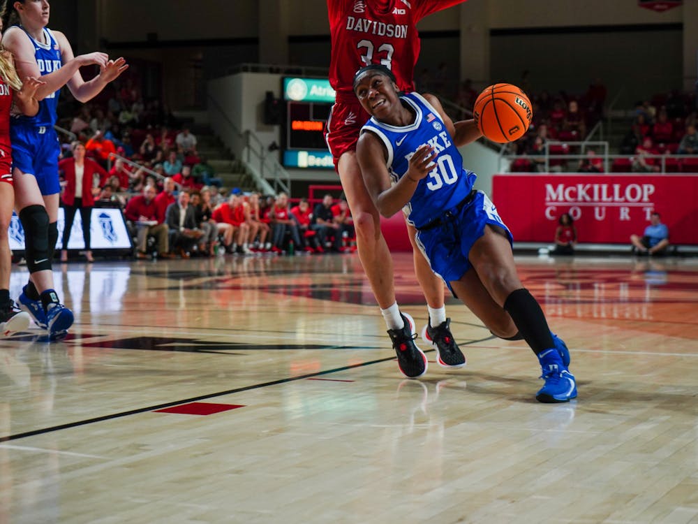 Shayeann Day-Wilson was Duke's spark in the second half of a 60-37 win at Davidson.