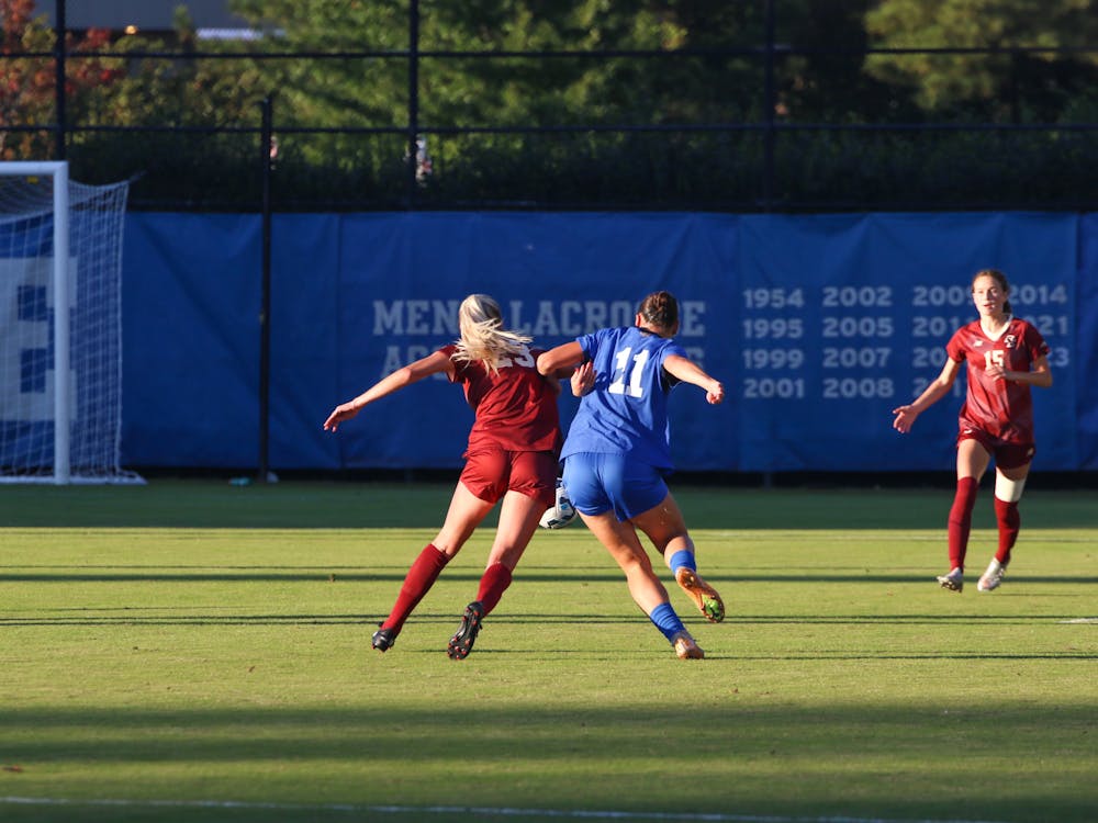 Junior Julia Saunicheva scored her first-ever career goal Saturday evening in Koskinen Stadium.