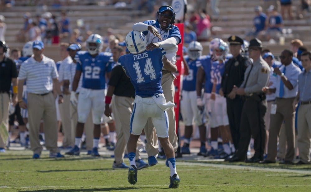 <p>Duke's defense was dealt another blow Wednesday when the Blue Devils announced that junior cornerback Bryon Fields would miss the 2015 season with a torn ACL.</p>