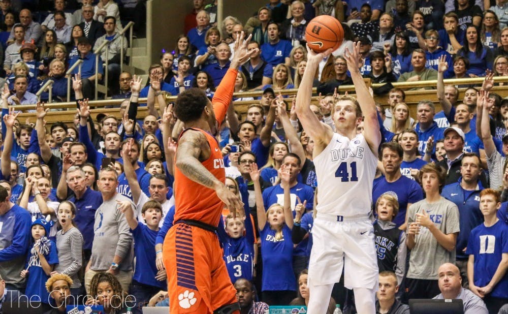 Jack White was one of the Blue Devils' best 3-point shooters early in the year. But ever since the Syracuse game in January, his stroke has fallen off the map.