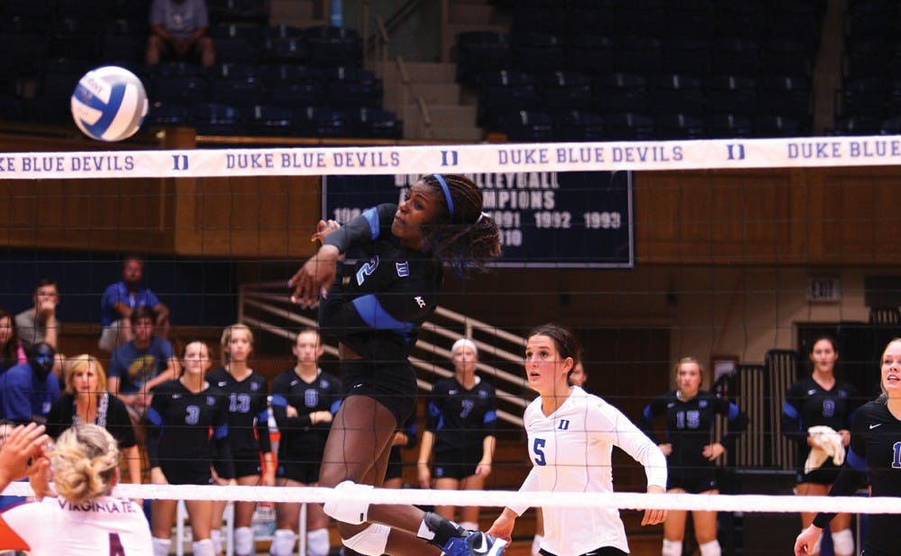 Outside hitter Jeme Obeime registered 15 kills as Duke recorded its ninth straight victory with a win against Wake Forest.