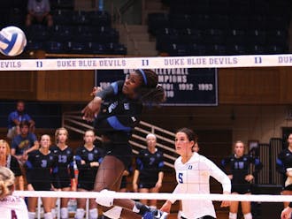 Outside hitter Jeme Obeime registered 15 kills as Duke recorded its ninth straight victory with a win against Wake Forest.
