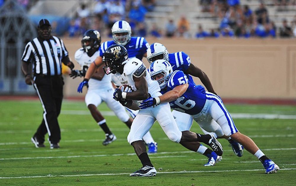 Duke easily beat Florida International 44-24, but the defense needs to improve against Stanford, Carp writes