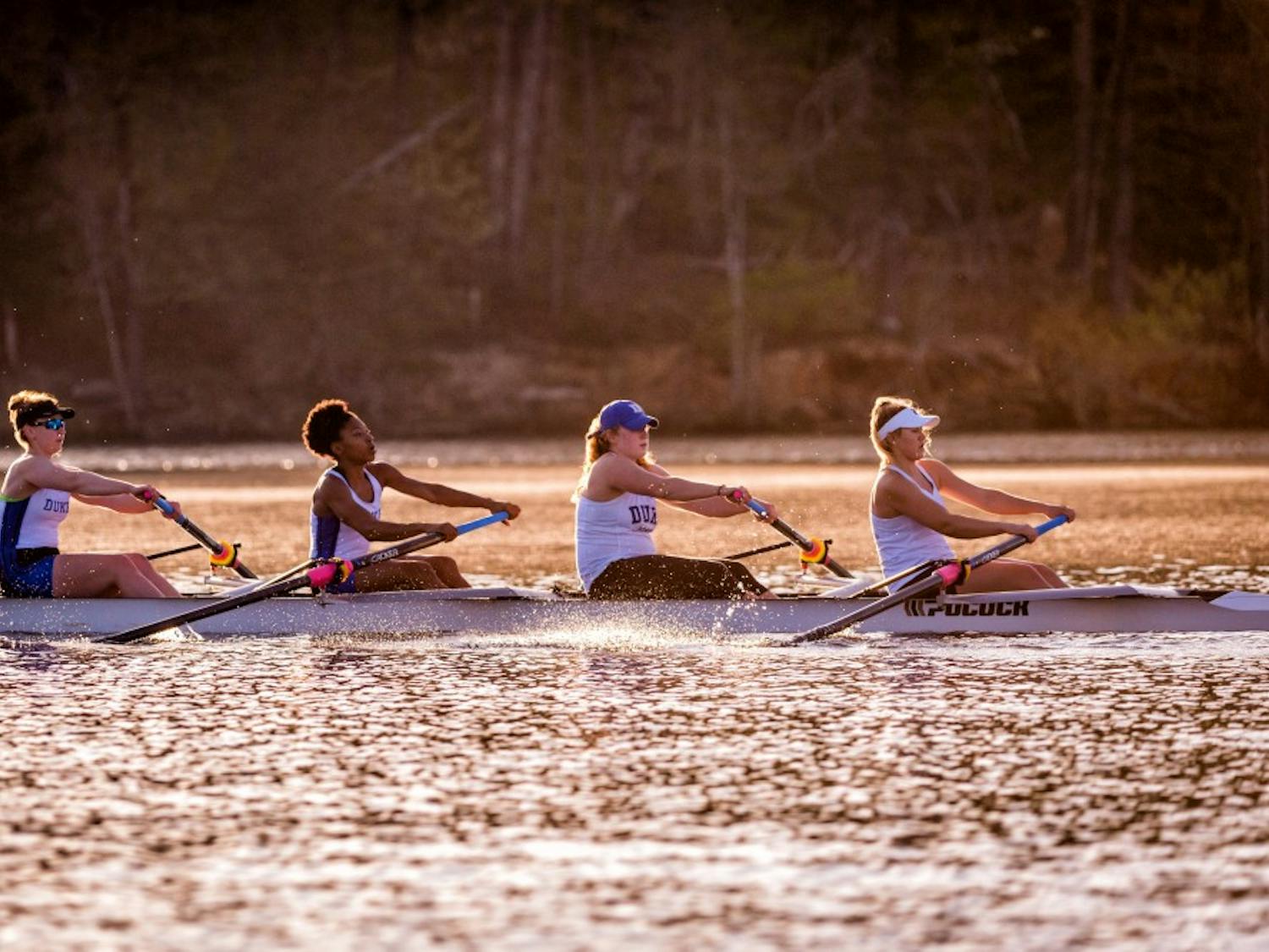 The Blue Devils are done with one race at the Head of the Charles and have two to go Sunday.
