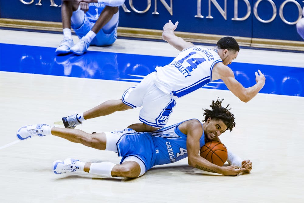 Duke's matchup with North Carolina is a must-win for the Blue Devils as they attempt to find a way into the NCAA tournament. 