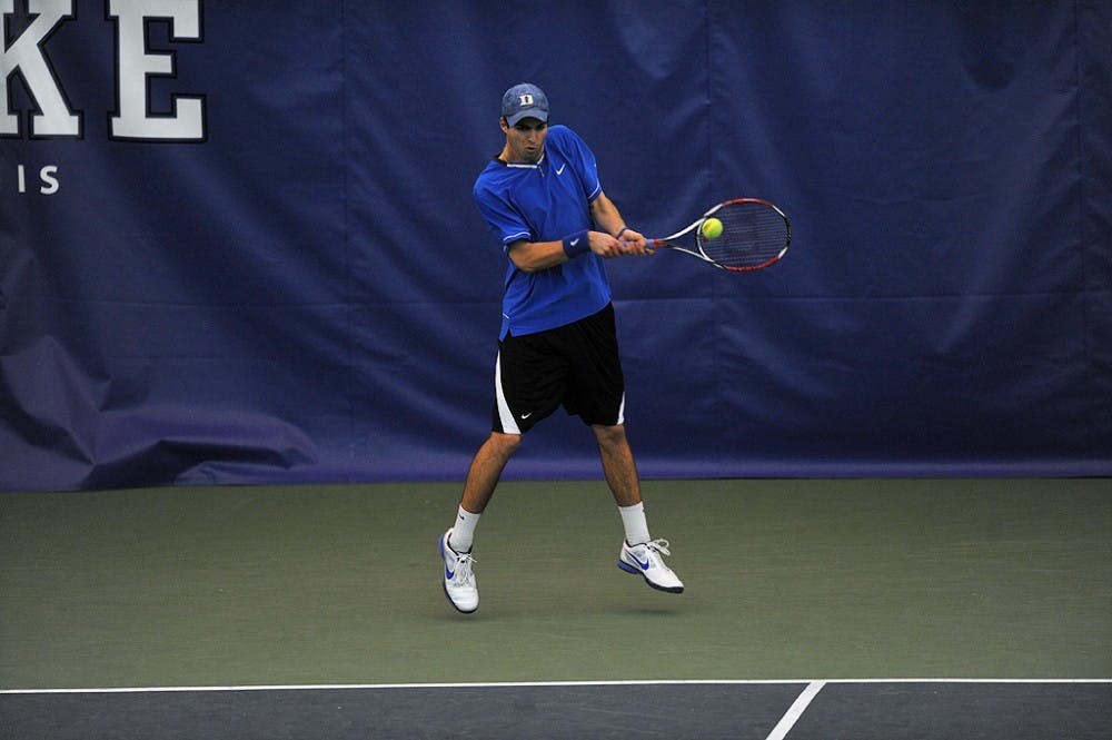 Chris Mengel, the nation’s 19th ranked singles player, clinched Duke’s win over California with a 6-2, 6-2 win over 39th ranked Carlos Cueto.