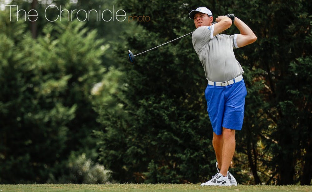 <p>Junior Jake Shuman was the only Blue Devil who finished in the top 10 at Duke's season-opening event.&nbsp;</p>