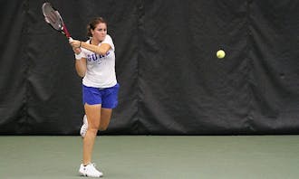 Ester Goldfeld teamed with Beatrice Capra to advance to the finals, where the duo fell to Clemson’s Keri Wong and Josipa Bek.