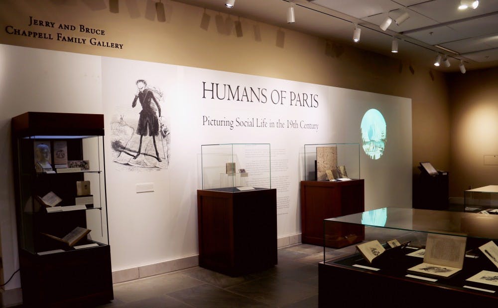 <p>“Humans of Paris: Picturing Social Life in the Nineteenth Century” will be on display until Feb. 18, 2018 in Perkins.</p>