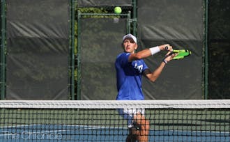Nick Stachowiak beat one ranked opponent on his way to a singles title to cap the fall season.