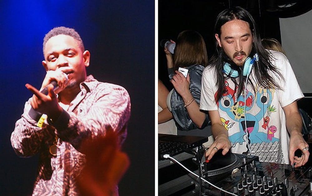 Hip-hop artist Kendrick Lamar and house musician Steve Aoki will headline the LDOC celebration this April. They will play alongside Travis Porter and an additional yet-to-be-named band.