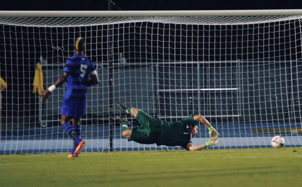 Goalkeeper Alex Long made a career-high 10 saves against Virginia and has posted back-to-back shutouts.