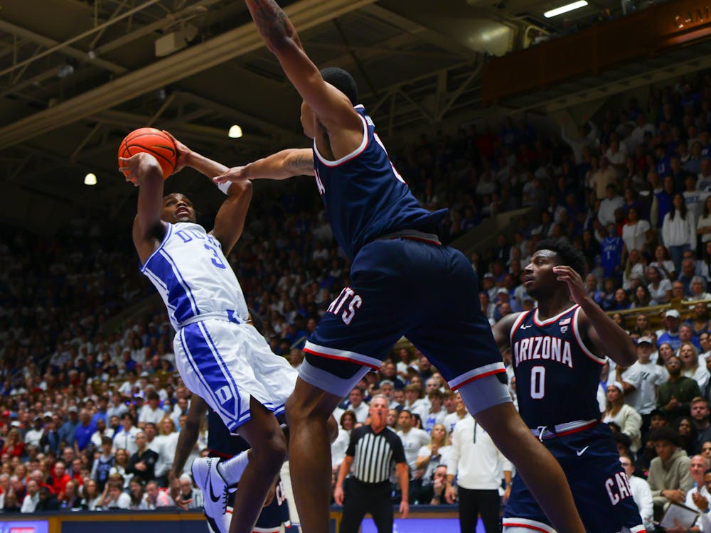 Duke men's basketball senior guard Jeremy Roach reached 1,000 career points Friday against Arizona.