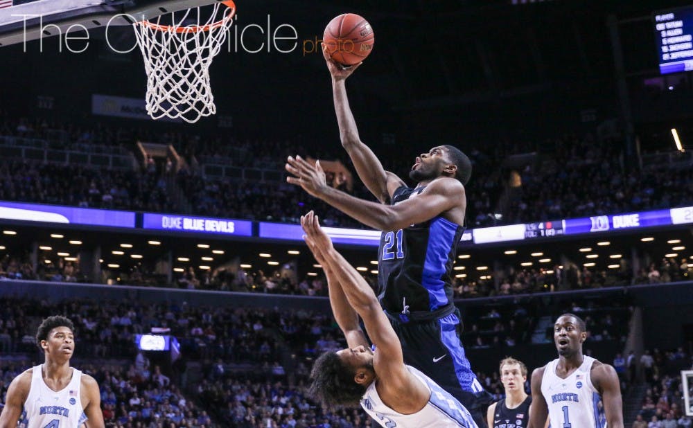 <p>With Amile Jefferson in foul trouble, the Blue Devils finally got the big-time bench contributions inside they have been yearning for all season.&nbsp;</p>
