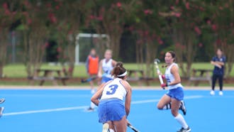Graduate student Hannah Miller is a key staple in Duke field hockey's success this year.