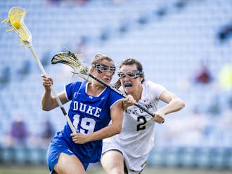 Catriona Barry is one of six graduate students on this team who all came to Duke together in the same recruiting class. 