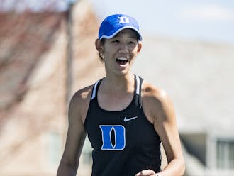 Graduate student Meible Chi was key to the Blue Devils' impressive weekend.