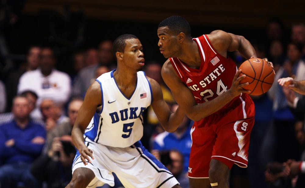 Rodney Hood will have the task of guarding ACC Player of the Year T.J. Warren as his team hopes to reach the ACC tournament final.