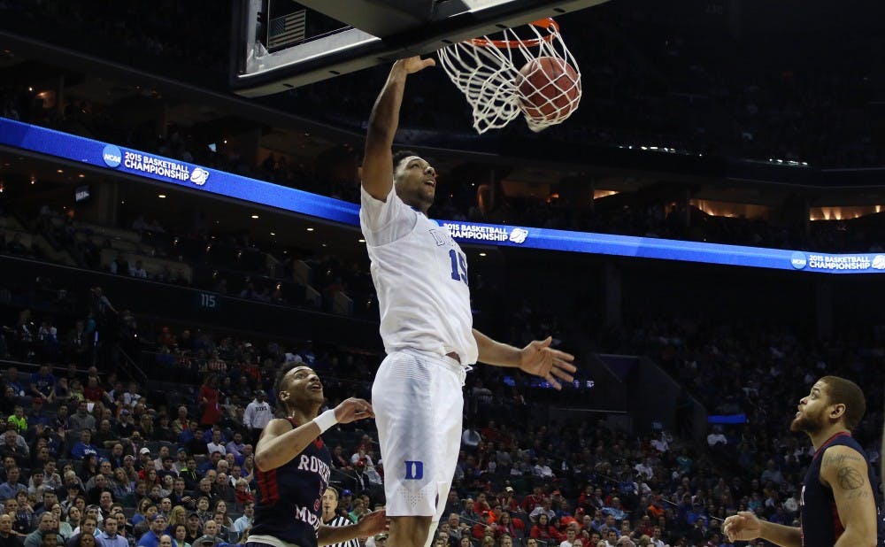 Freshman center Jahlil Okafor earns Player of the Week honors again after a dominant first week of the NCAA tournament.