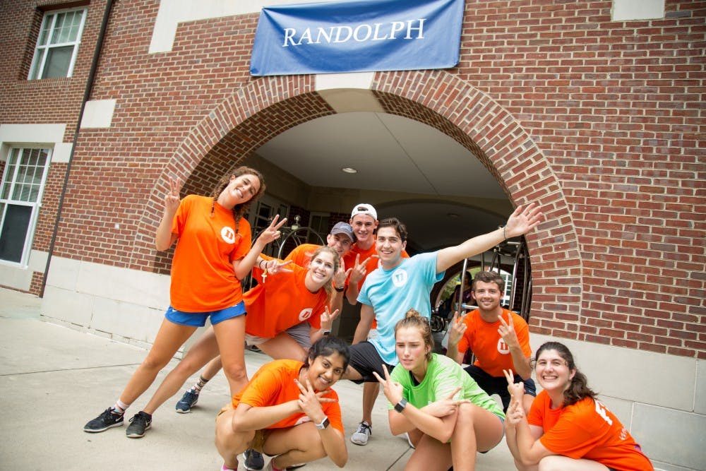 FAC (First-year advisory counselors) help unload freshman's belonging into their dorms on move-in day, guide freshman through their first days a Duke, and help create a sense of community among freshman.&nbsp;