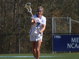 Maddy Acton scored a career-high six goals for Duke last weekend against Syracuse, and leads the Blue Devils into their Senior Day matchup with Boston College.