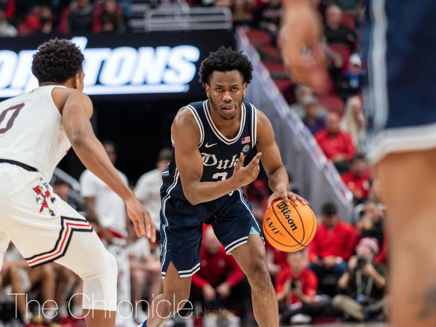 Duke Men's Basketball traveled to Louisville, KY to face the Cardinals at the KFC Yum! Center. While a tight game for the first half, the Blue Devils took the win 74-65.&nbsp;