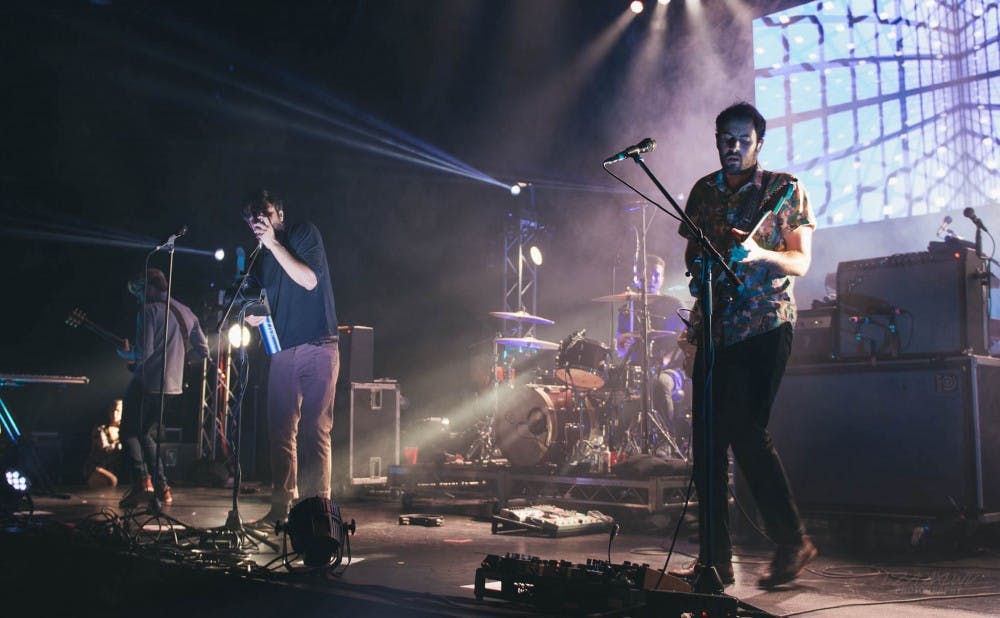 Young the Giant, pictured in 2014, recently released their fourth studio album, "Mirror Master."