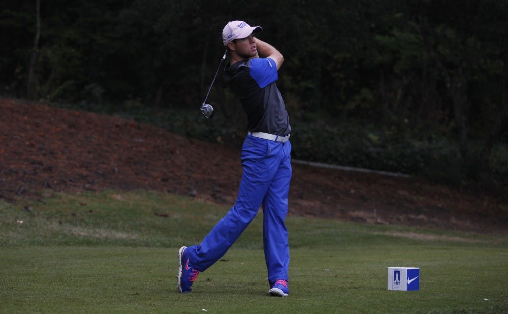 <p>Max Greyserman finished tied for eighth at the Blue Devils' first tournament of the spring in La Quinta, Calif.</p>