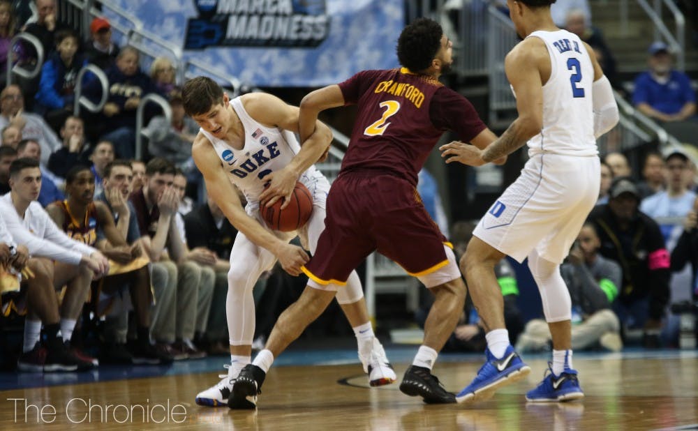 <p>Duke held Iona to only 28 points in the second half, using a new defensive scheme.</p>