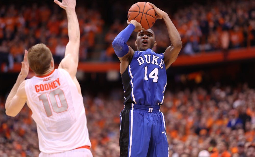 Rasheed Sulaimon's buzzer-beating 3-pointer sent the game into overtime at the Carrier Dome.