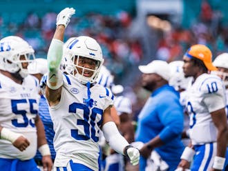 The Blue Devils' defense shined Saturday as it turned a close game into a blowout against Miami.
