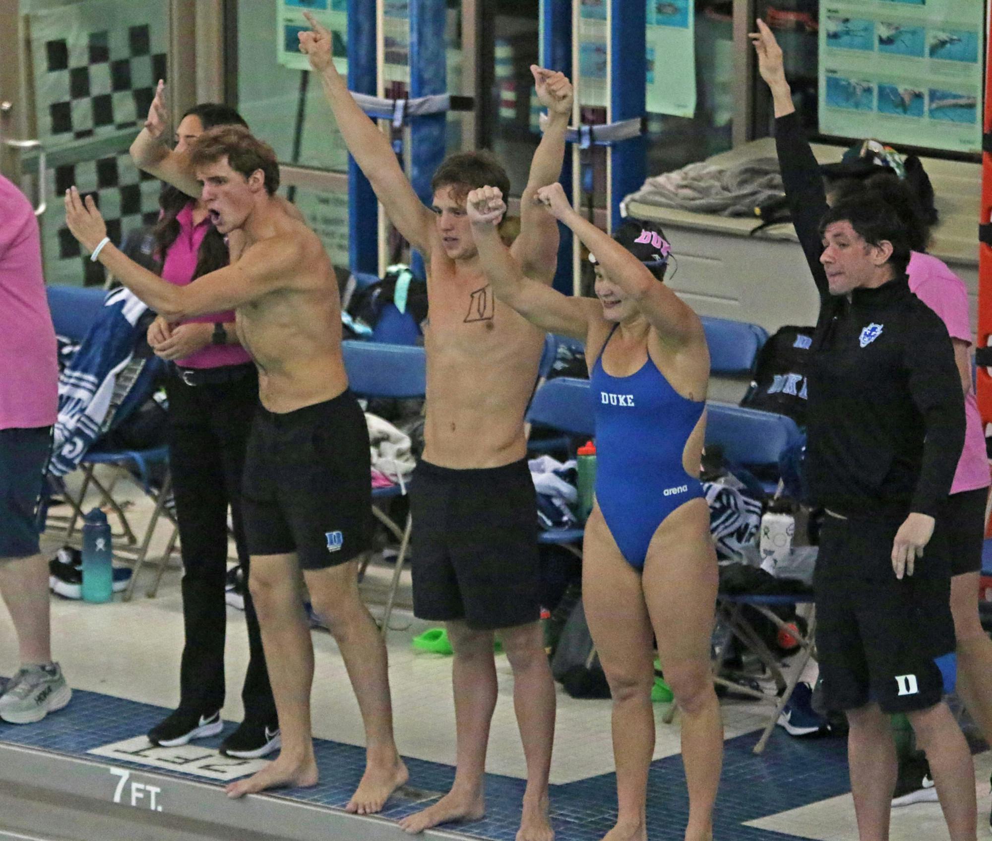 Duke swimming and diving drops final dual meet at North Carolina