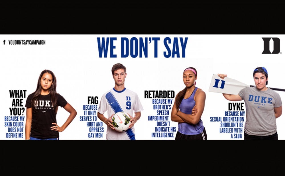 You Don't Say? kicked off its 2015 campaign with a project featuring 41 Duke student-athletes.