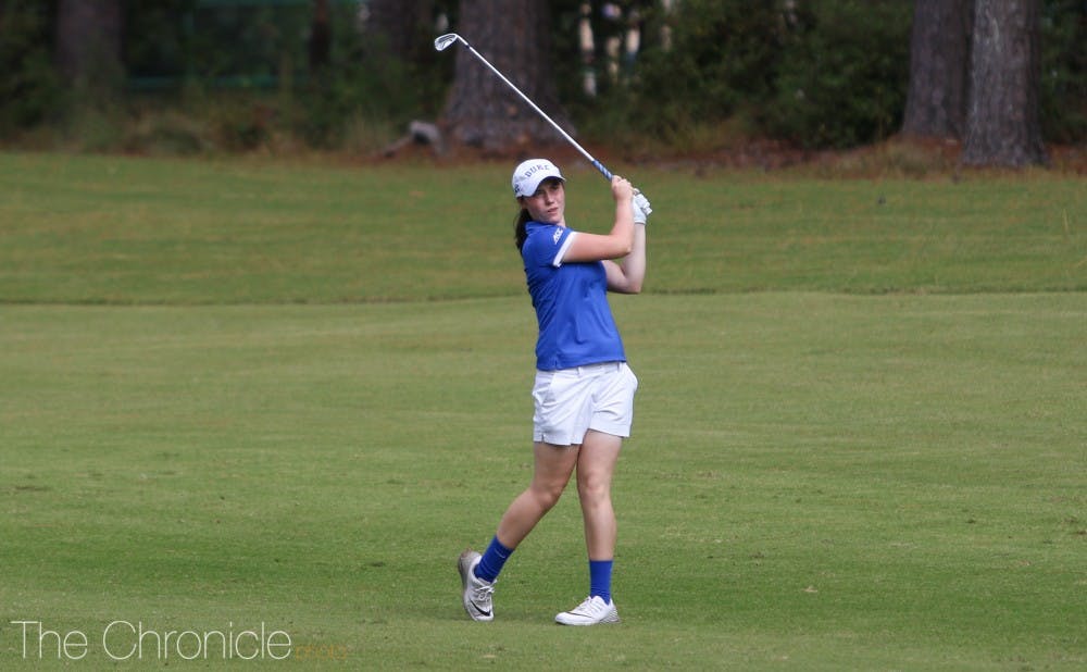 <p>Leona Maguire notched her 28th career top-10 finish, but was not contending for the individual title like she has been accustomed to recently.</p>