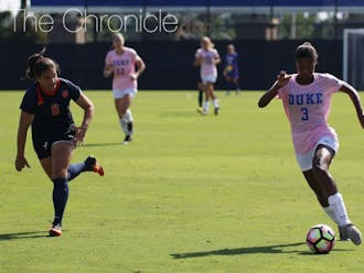 Imani Dorsey scored in both of Duke's games last week and is tied for the team lead with seven goals this season.