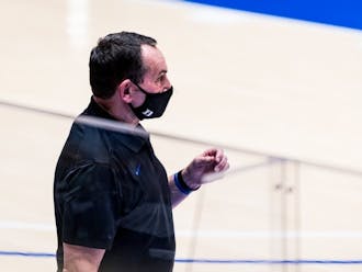 Coach K spoke to the media Saturday for the first time since the riots in Washington, D.C.