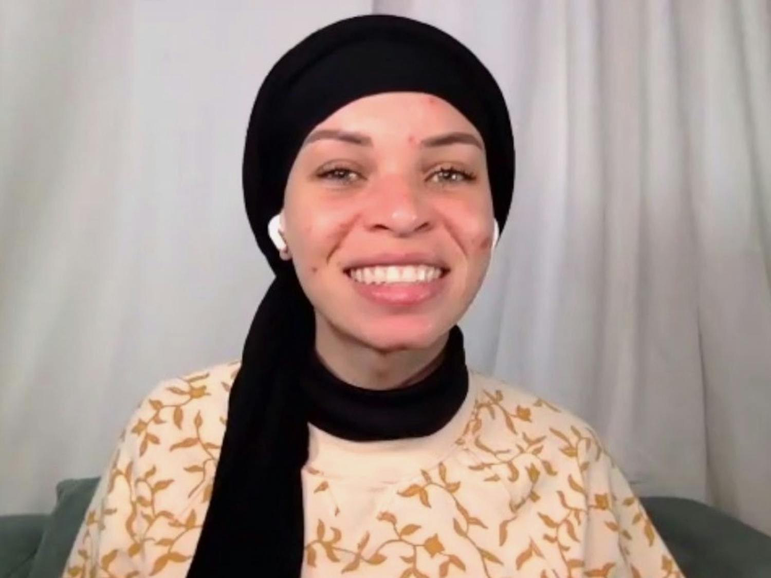 Muslim activist and educator Blair Imani spoke to students on Monday. 