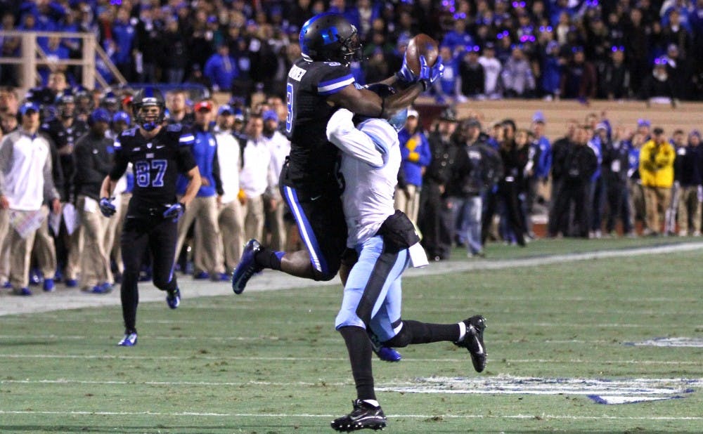 Former Duke receiver Jamison Crowder has impressed in his time working out for NFL scouts.