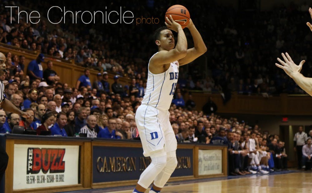 <p>One of Duke's best on-ball defenders, Frank Jackson will try to help force Appalachian State into turnovers on the perimeter&nbsp;Saturday.</p>