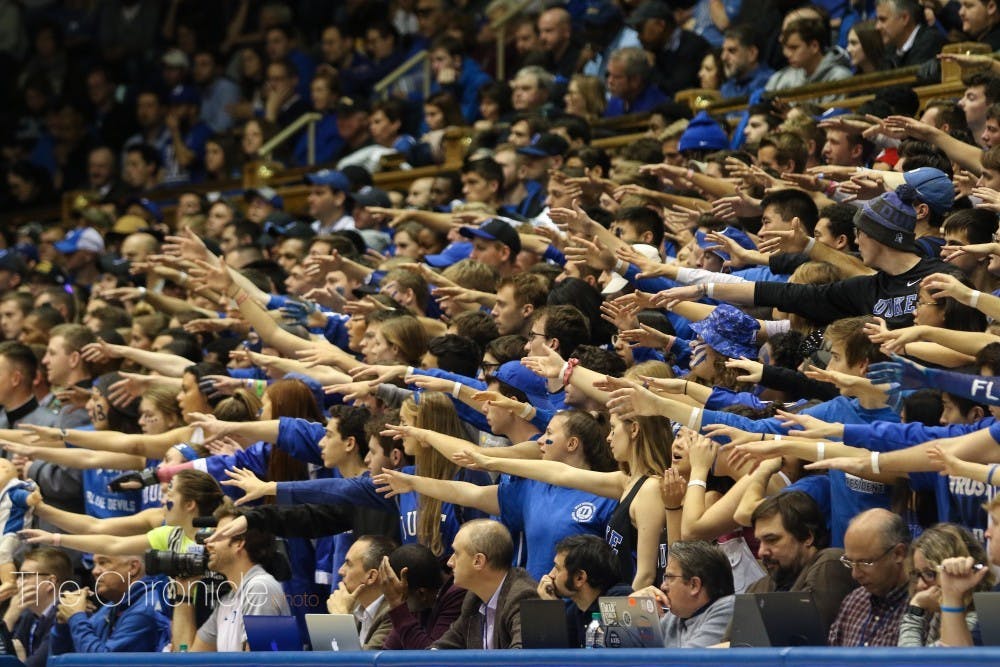The Cameron Crazies are back inside a full Cameron Indoor Stadium for the first time since March 2020. 