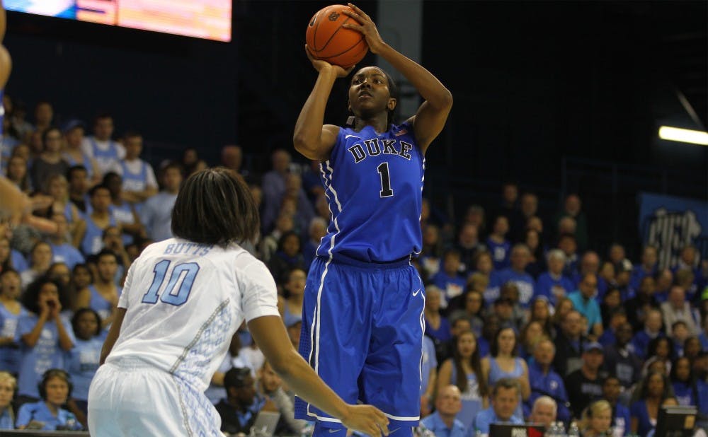 Senior Elizabeth Williams will try to lead Duke past the Elite Eight for the first time in her career.