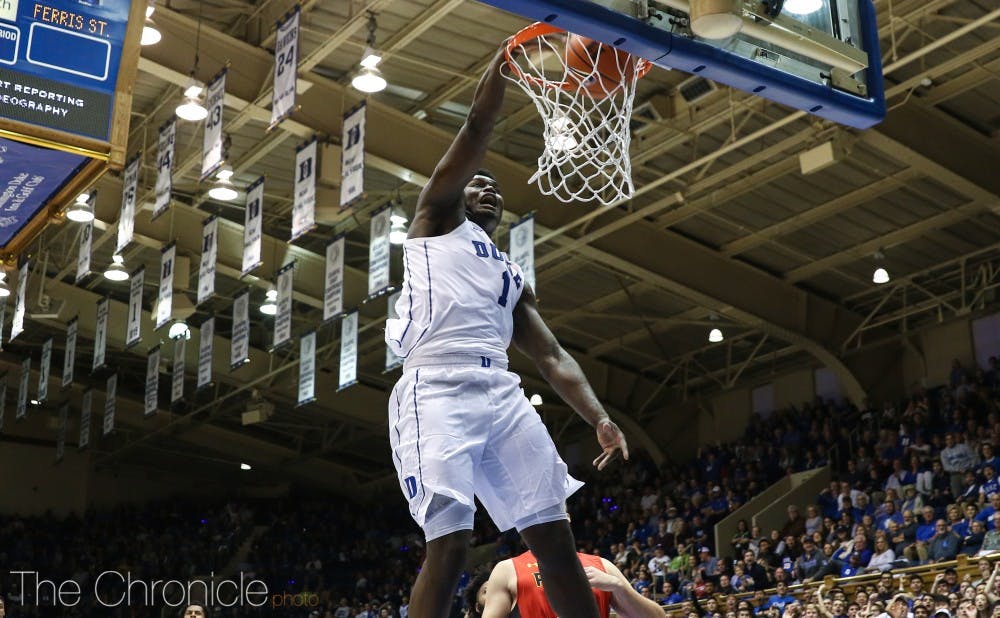 <p>Zion Williamson will look to dominate on a national stage Tuesday.</p>