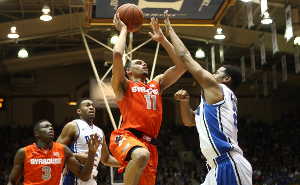 Tyler Ennis made plenty of plays at the Carrier Dome, but shot just 2-of-13 at Cameron Indoor Stadium.