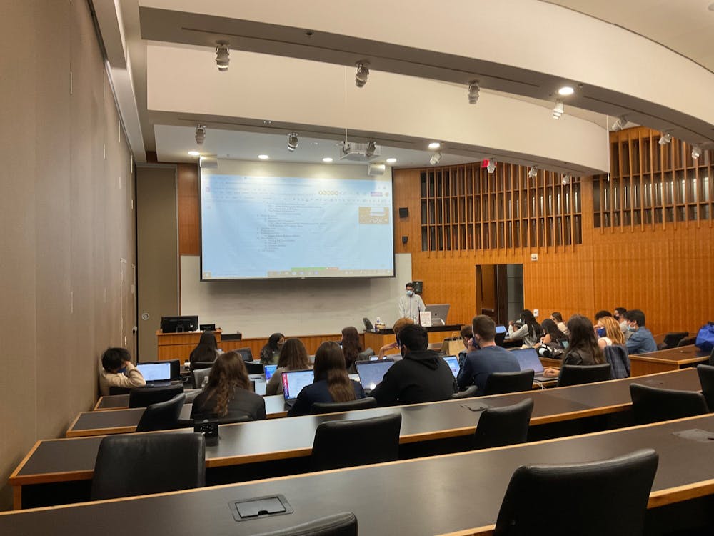 <p>Duke Student Government senators reviewed upcoming projects for the semester and debated funding for one of Duke’s historically Black fraternities during its Wednesday meeting.&nbsp;</p>