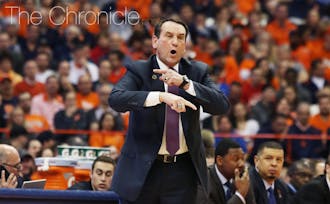 Head coach Mike Krzyzewski has had to manage injuries and high expectations for his latest stacked recruiting class.