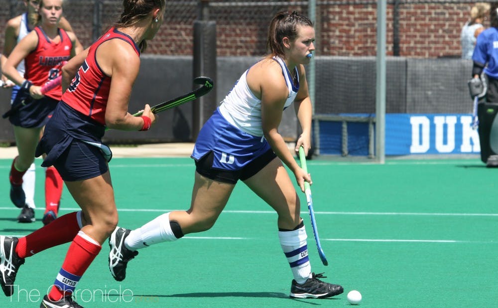 <p>Senior Rose Tynan was named Co-ACC Player of the Week after strong performances last weekend.</p>