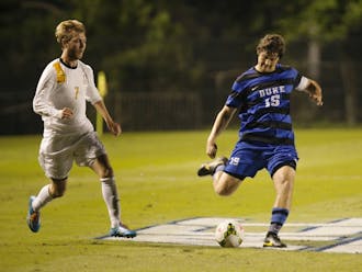 Junior defender Zach Mathers provided all the offense the Blue Devils would need Tuesday night, scoring a pair of goals to lead Duke to a 2-0 win against Appalachian State.